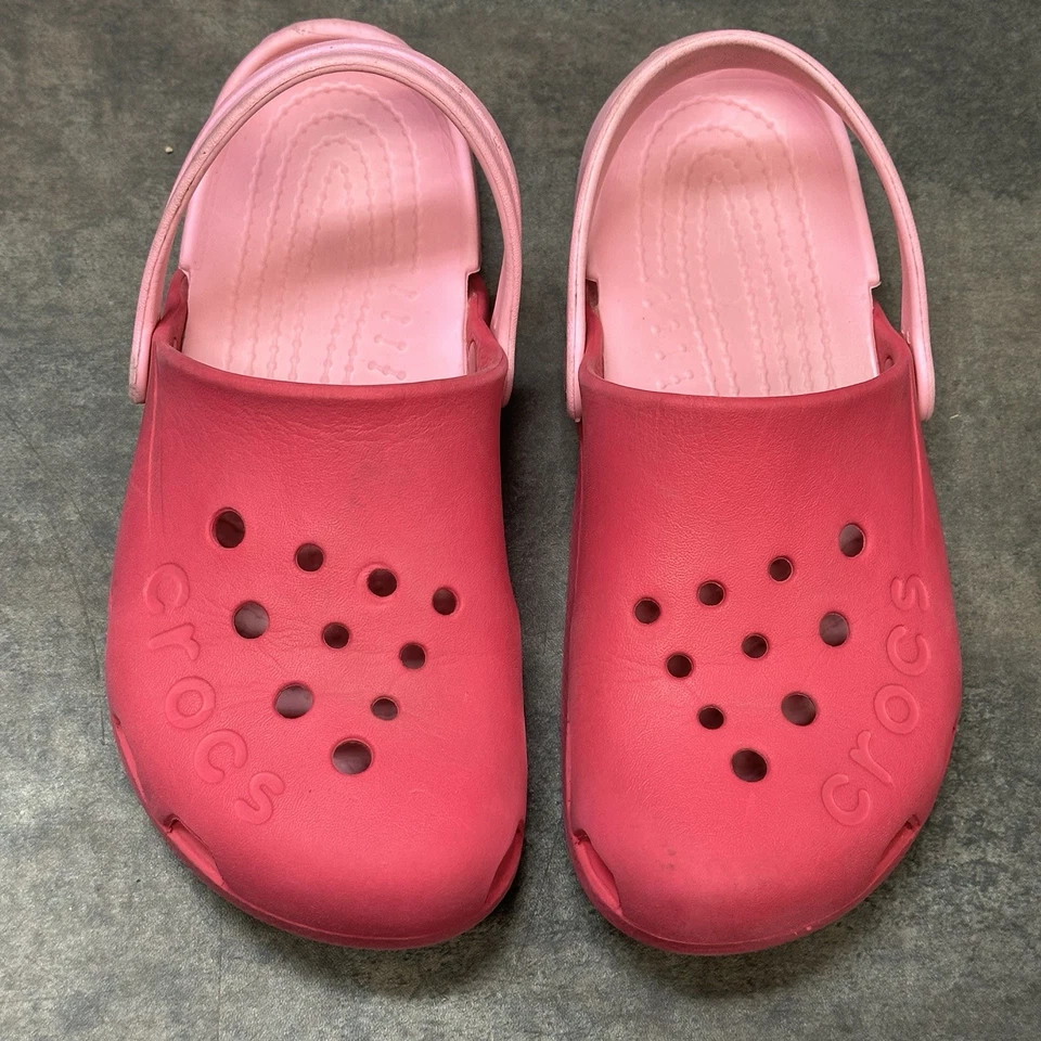 Crocs Kids Electro Clog Kids Size 3 Candy Pink Carnation J3 Slip On Shoe - Image 4 of 4