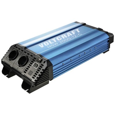 VOLTCRAFT Wechselrichter Inverter MSW 2000-12-G 2000 W 12 VDC 230 VAC Sinuswelle