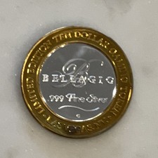 Bellagio Silver Indiana Collectible Casino Tokens for sale | eBay