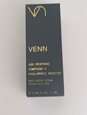 Venn Age-Response Compound K Hyaluronic Booster .24oz/7ml SEALED EXP 2028