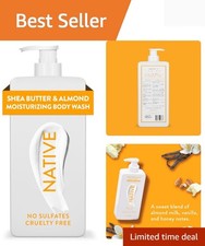 Gentle Hydrating Body Wash with Shea Butter & Almond - 18 oz, Formula 1.00 per gallon