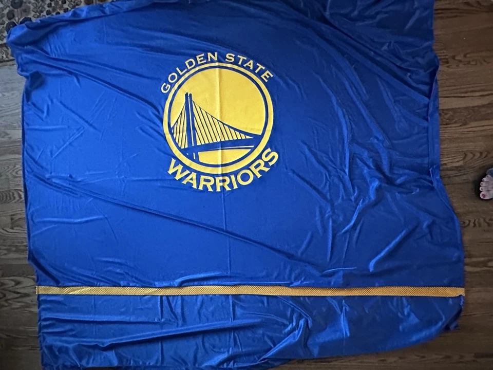 RARO NBA Golden State Warriors Baloncesto Cortina de Ducha Deportes Cobertura EE. UU. 6x6 Foto 2 de 4