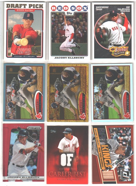 🔥⚾Jacoby Ellsbury Pick Your Favorite (Drop Down) Rookie RC Jersey Bat Refractor
