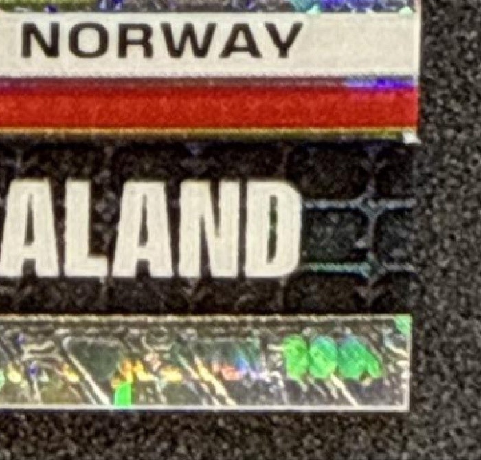 2026 Panini Prizm World Cup Erling Haaland #13 Scorers Club Preferred Norway view 6