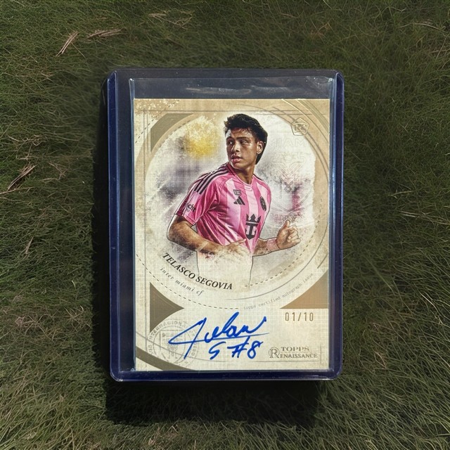 2025 Topps Chrome MLS RC Telasco Segovia Renaissance On Card Auto Gold #1/10