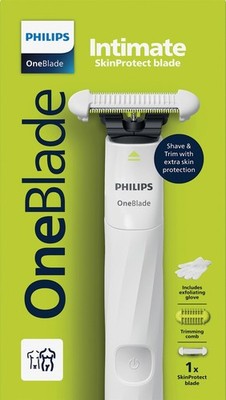 Philips OneBlade Intimrasierer mit Hautschutzklinge, wasserdich