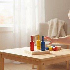 Object Permanence Box Hand-Vision Coordination Child Coin Box Toy