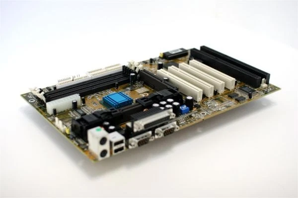 Motherboard jetway, j-7bxan, 2 isa, 4 pci, atx , slot 1, rare - Image 2 of 4