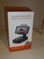 RoHS F28 JTEMAN Cell Phone Stand Wireless Bluetooth Speaker Base HD Surround