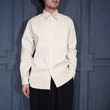 PRADA STRIPE PATTERNED DRESS SHIRT Prada Stripe Patterned Dress Shirt