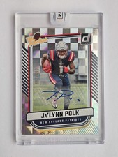 2024 Donruss JA'LYNN POLK The Rookies AUTO RC #15 /299 Patriots SP Rookie Sealed
