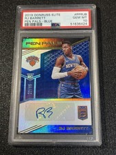 Panini Donruss Elite 2019-20 Pen Pals RJ Barrett Blue /35 Rookie Auto PSA 10
