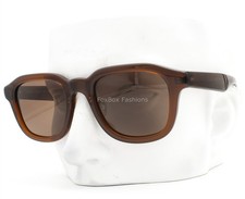 Giorgio Armani Sunglasses Polished Transparent Brown AR 8206 606273 with Case