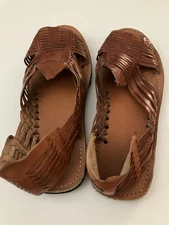 Men’s Huaraches Sandals Leather Top Tire Soles