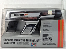 Vintage Actron L-204 Chrome Inductive Dc Power Clamp On Timing Light Nib
