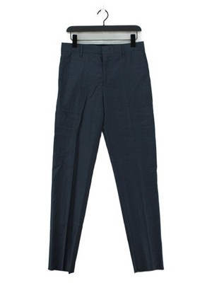 Paul Smith Herren Hose W 30 in Blau 100% Wolle Chino Neu Mit Etikett