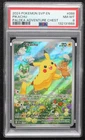 Pikachu (Paldea Adventure Chest) Holo Pokémon Scarlet & Violet Black Star PSA 8