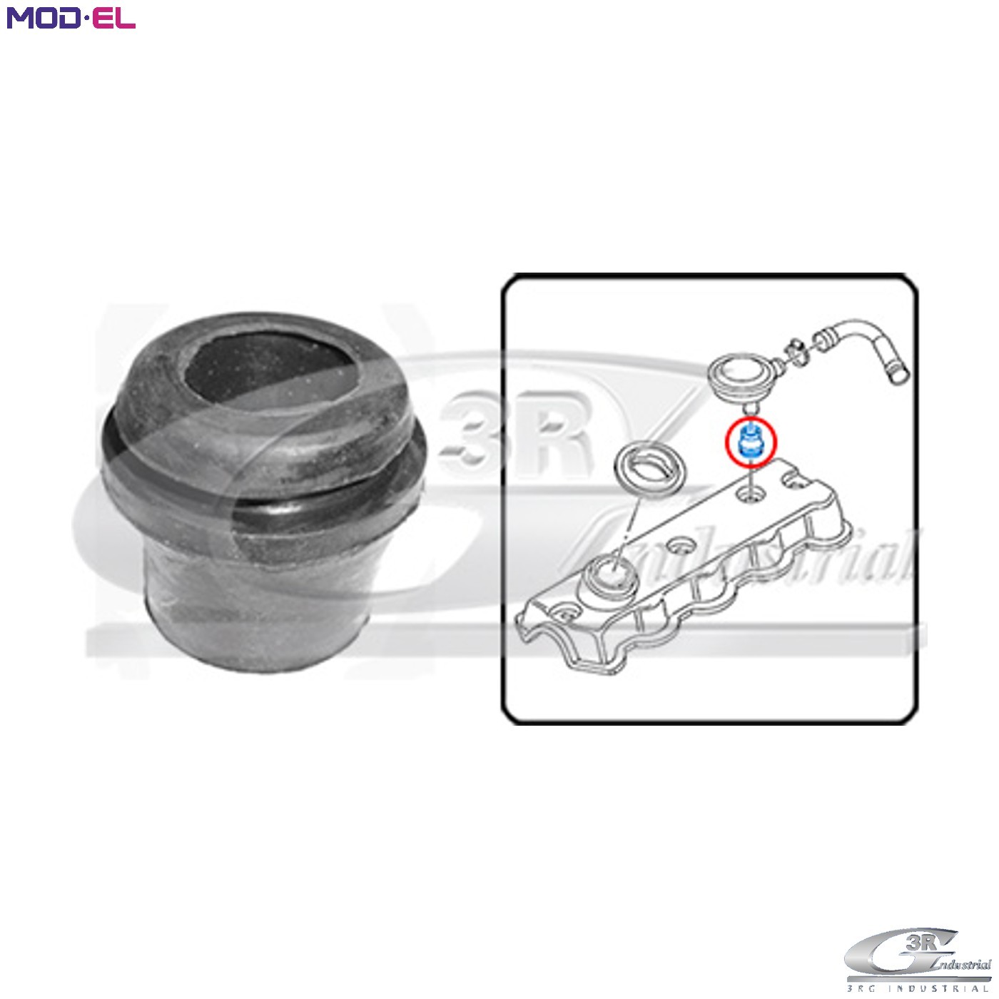 GASKET CRANKCASE VENTILATION 80709 FOR SKODA OCTAVIA/Combi FABIA/Praktik  VW
