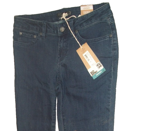 Pantalones de mezclilla rectos Kayla azul índigo para mujer Prana W4117SH02 talla 0 cortos (B134) - Imagen 2 de 4