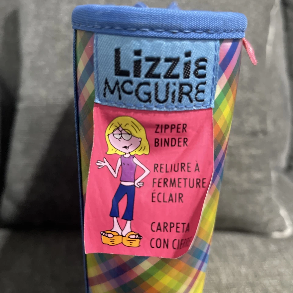 Винтажный трудно найти редкая медовуха Лиззи Макгуайр молнии переплет 3 кольца💎 - Изображение 3 из 4