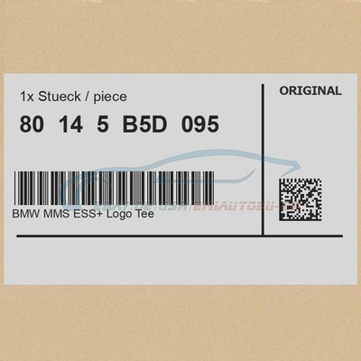 Original BMW 80145B5D095 - MMS ESS+ Logo Tee