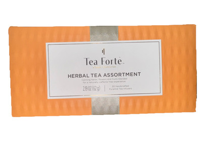 Tea Forte Herbal Tea Assortment, Petite Presentation Box, Sampler Gift Set 20