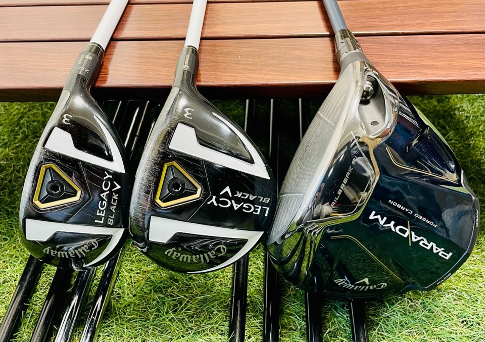 Callaway set PARADYM 1w Legacy Black 3w 3hy Iron 5-9Pw 11Pcs S Flex Golf Clubs - Image 2 of 4