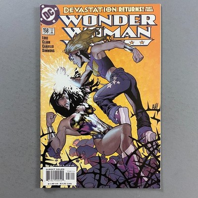 WONDER WOMAN 158 ADAM HUGHES COVER ART (2000, DC COMICS)