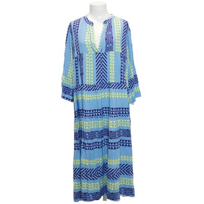 Miss Goodlife, Kleid, Größe: XL, Blau/Mehrfarbig, Medaillon, Damen #0HA