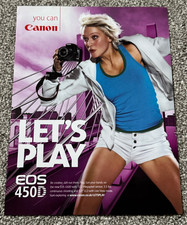 Collectable 2008 Magazine Picture Advert Canon EOS 450D Camera Ad eos450d