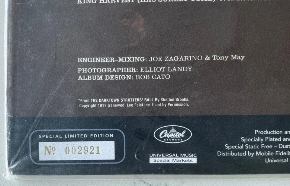 THE BAND – The Band (Mobile Fidelity Sound Lab MFSL 1-419) Audiophile 180g 2013 - Image 3 of 4