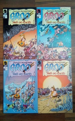Groo: Hell on Earth #1-4 2007, Dark Horse 1 2 3 4 Complete Set NM   DUTY FREE