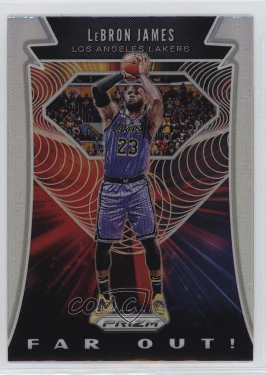 2019-20 Panini Prizm Far Out! Silver Prizm LeBron James #2 5w7