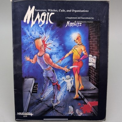 Vintage Stellar Games Nightlife Magic RPG Supplement 0310 1990 USA Softcover