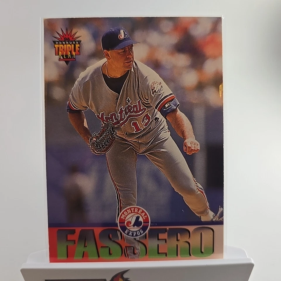 1994 Donruss Triple Play - Jeff Fassero #93 Montreal Expos  - Image 2 of 4
