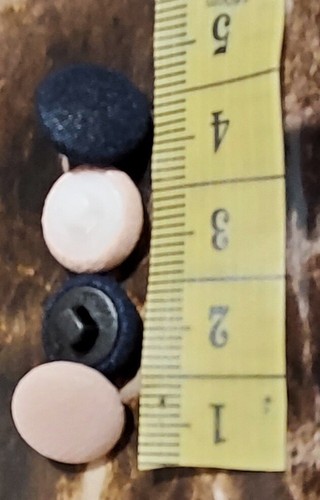 10mm Mushroom Fabric Covered Buttons pack of 10 or 20 - Picture 5 of 7