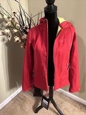 NWT Jack Wolfskin Women's Jacket Size Medium Full Zip Red NEW