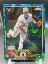 GARRETT ACTON - 2023 Topps Chrome Update RC BlueGreen Lava #USC180 Oakland /125