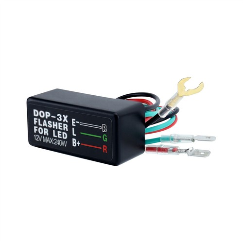 Turn Signal Rocker Switch with Green LED Flasher Light For ATV UTV RV Vehicle - Picture 4 of 19