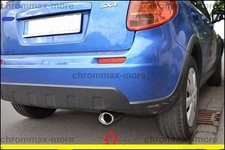 Auspuffblende passend für Suzuki Swift Bj ab 05>2010 Edelstahl OVAL