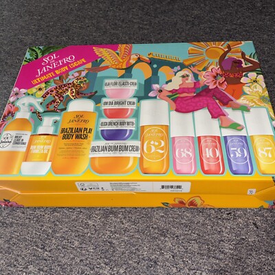 Sol De Janeiro Ultimate Body Escape 12 pc Holiday Gift Set Brand New Sealed