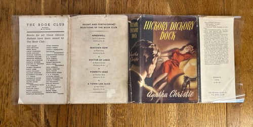 Hickory Dickory Dock by Agatha Christie 1956 Book Club HB Ed - Picture 8 of 10