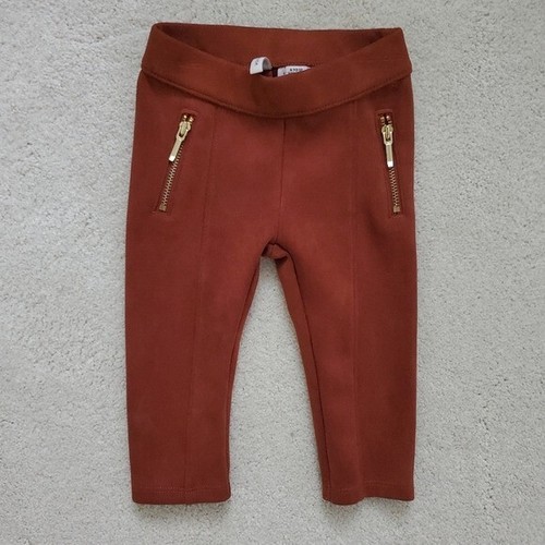 Janie and Jack Baby Girls' Faux Suede Leggings sz6-12m - Picture 6 of 9