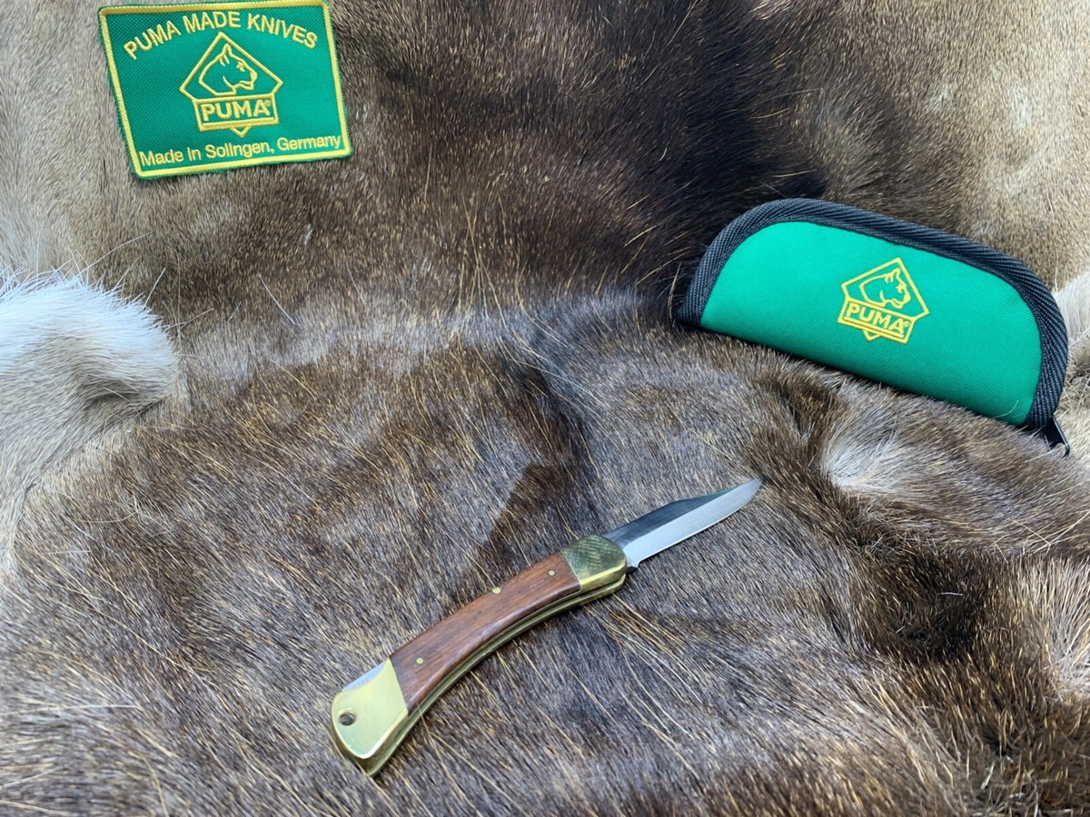 1977 Vintage 970 Puma Game Warden Knife & Jacaranda Handles 1977 Vintage 970 Puma Game Warden Knife & Jacaranda Handles