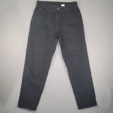 Vintage Levi's 912 Orange Tab Black Slim Fit Tapered Leg Denim Jeans Size 14 Reg