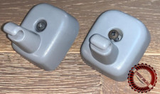 OEM 1997-2002 Ford F150 F-150 Sunvisor Sun Visor Clip Pair GRAY GENUINE 97 98 99