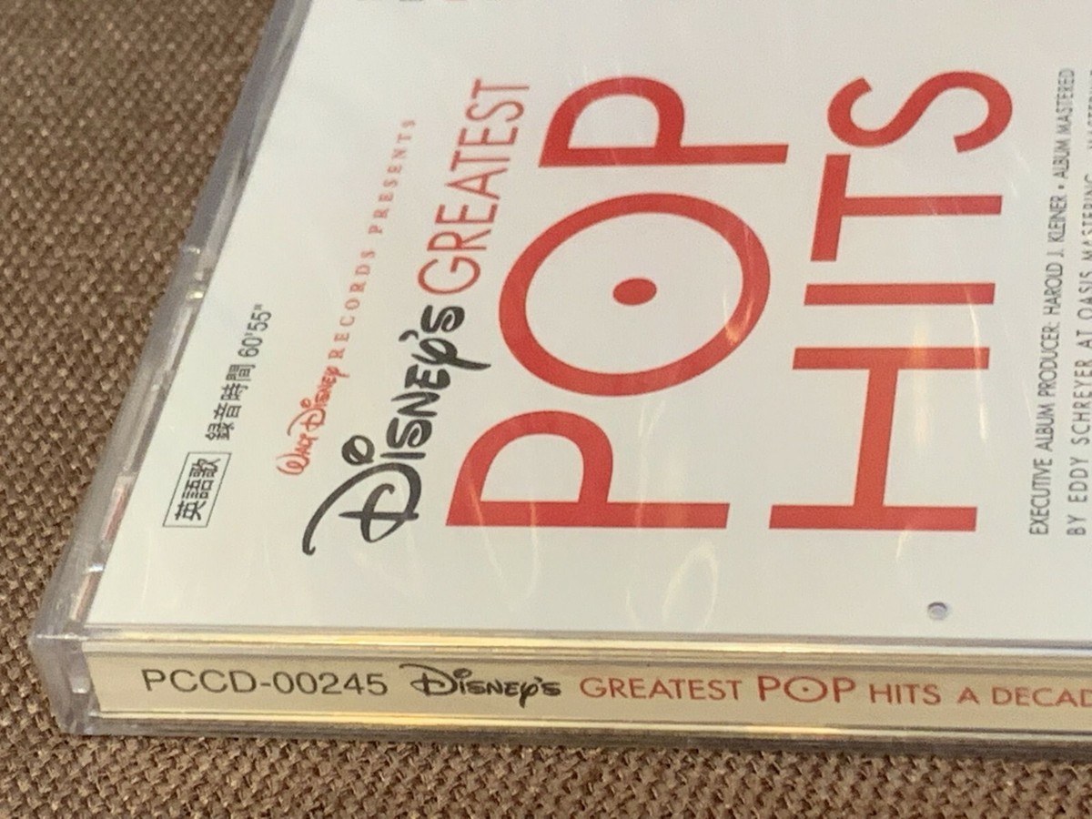Sealed Disney's Greatest Pop Hits: A Decade Of JAPAN CD PCCD-00245