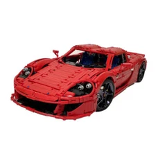 MOC-131400 Red Roadster Car Model 3790 Parts Construction Sets