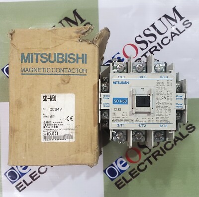 Mitsubishi Electric SD-N50 Magnetic Contactor 50A Voltage 24VDC  Fast Shipping