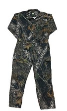 Vintage Cabelas Realtree Camo Overalls Mens Large Tall USA Made Woodland